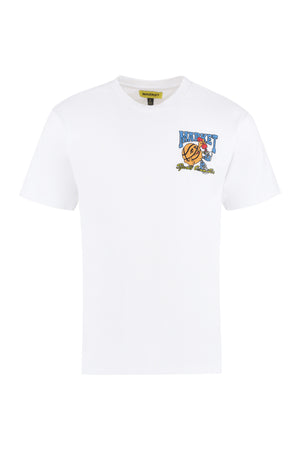 Printed cotton T-shirt-0